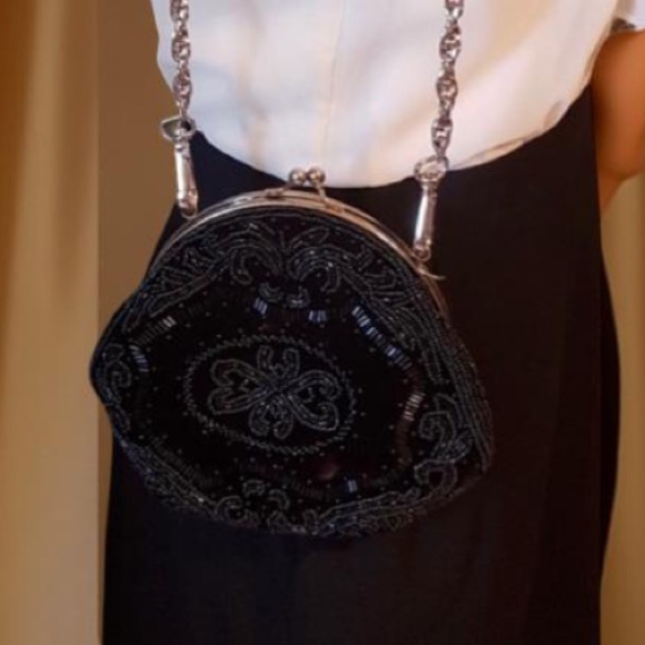 Vintage Beaded Vintage Evening bag La Regale hand beaded purse Vintage - Picture 10 of 10